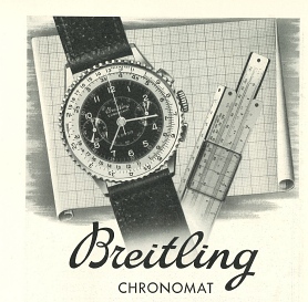 Breitling Chronomat sliderule