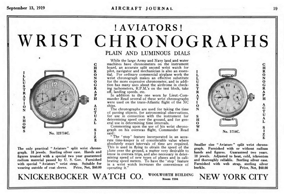 Early AVIATION wrist chrono ad - longines 19.73N, raymond weil, depraz, galle, omega