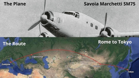 Magini - Rome to Tokyo, June 1942