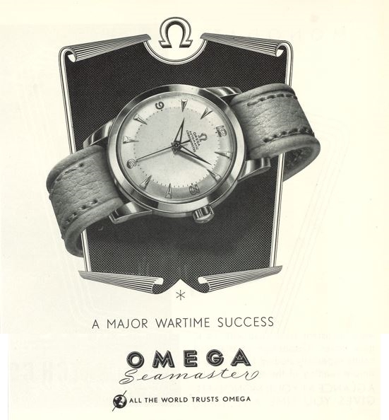 Omega Seamaster a wartime success