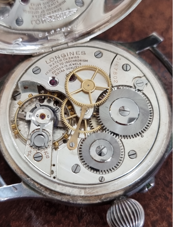 Admiral Byrds Weems watch movement calibre 18.69N, change to 37.9 and 37.N isochronism regulation.