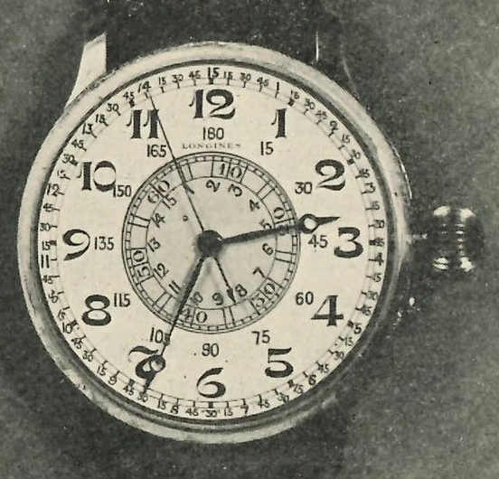 Weems Lindbergh hour- angle prototype unit of arc markings dial