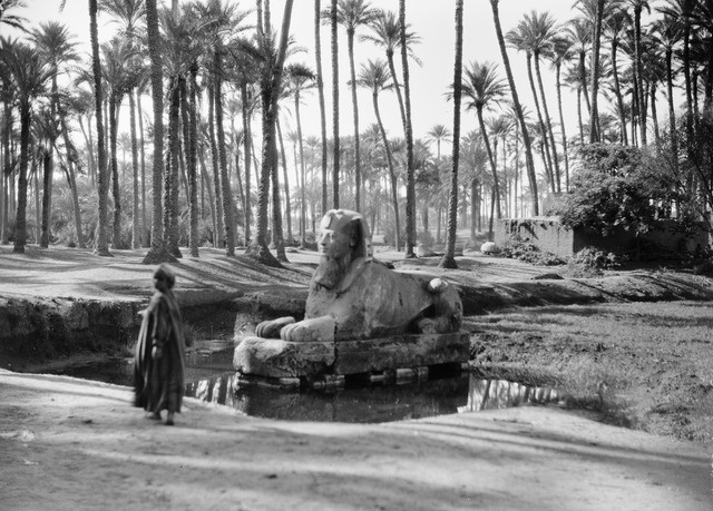 Alabaster Sphinx Memphis,1929-30 Walter Mittelholzer
