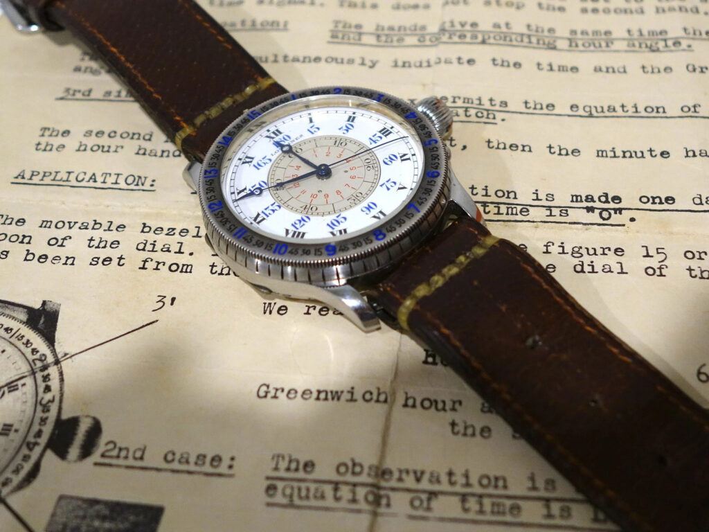 Longines Lindbergh hour-angle 18.69N Weems, hour angle