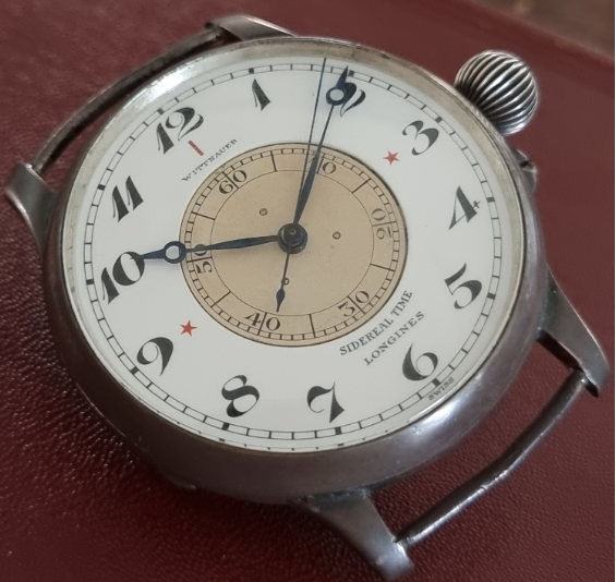 Sidereal time Weems ref 5350 18.69N Breguet numerals.