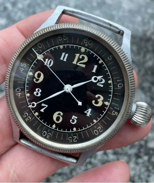 Seikosha Tensoku WWII military aviator's watch