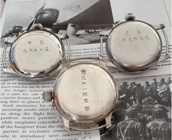 Japanese Longines Weems WWII aviator watch, sidereal, civil
