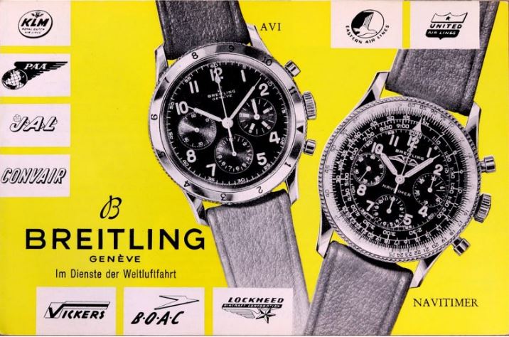 Breitling pilot watches - copilot and navitimer
