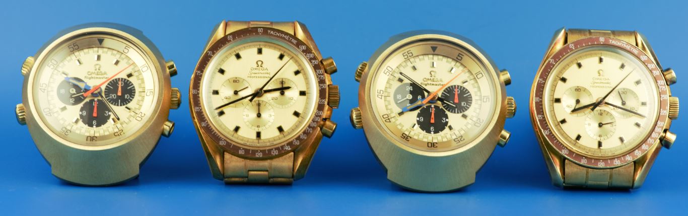 Omega speedmaster 18k flightmaster 18k 1969,1970