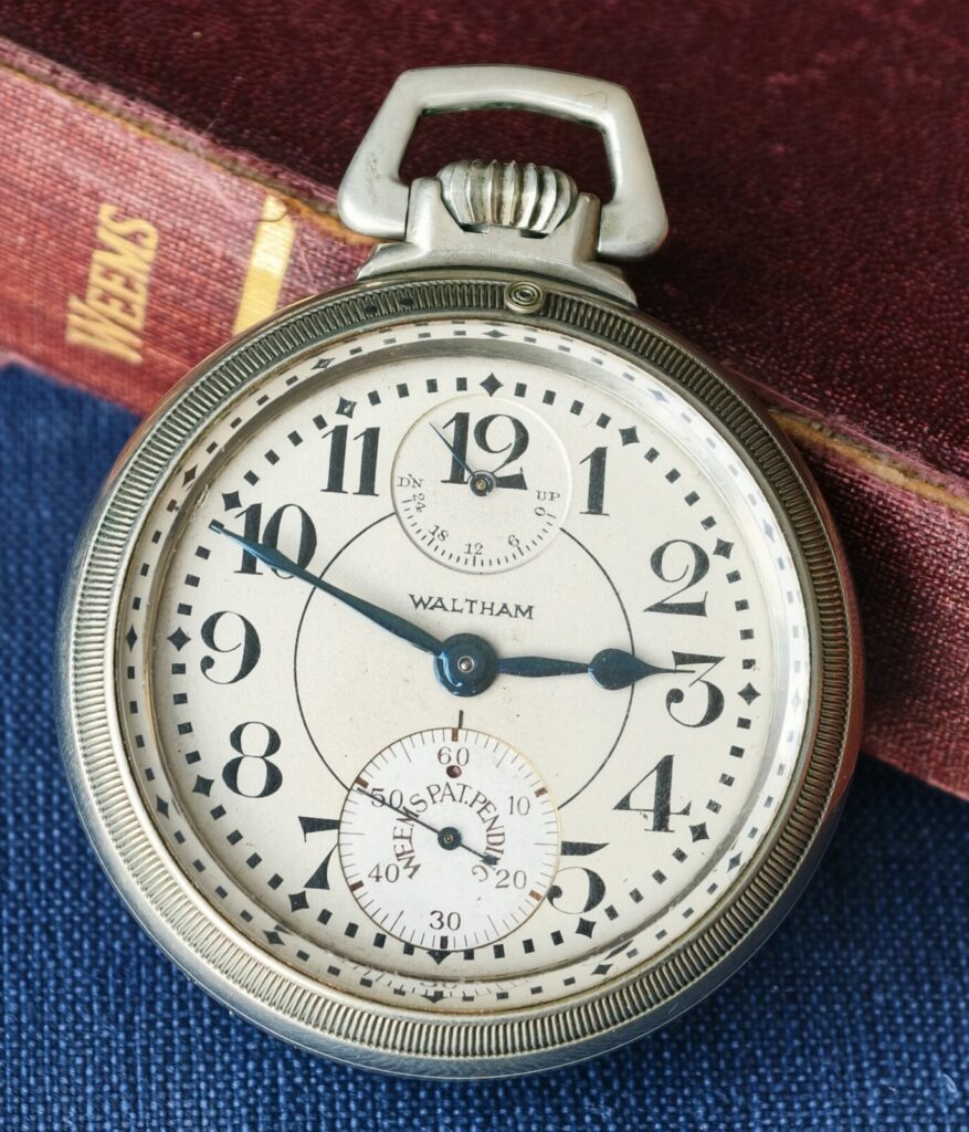 Waltham Aerochronometer Weems second setting prototype pocket watch